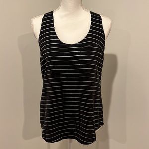 Joie Metallic Stripe tank top